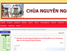 Tablet Screenshot of chuanguyenngovn.com